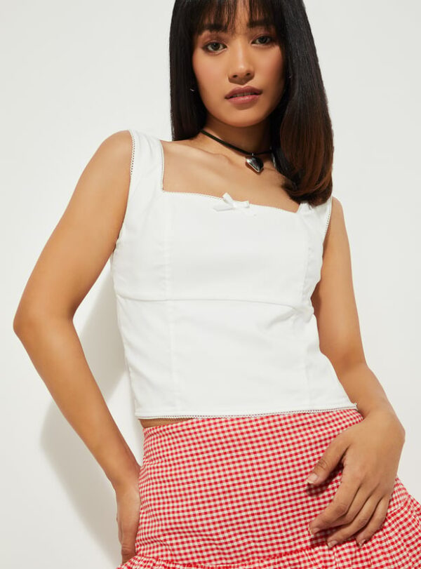 ALAYA F x URB N Women Fitted Corset Top
