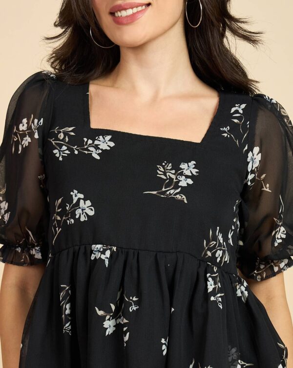 Women Regular Fit Floral Print Top - Image 2