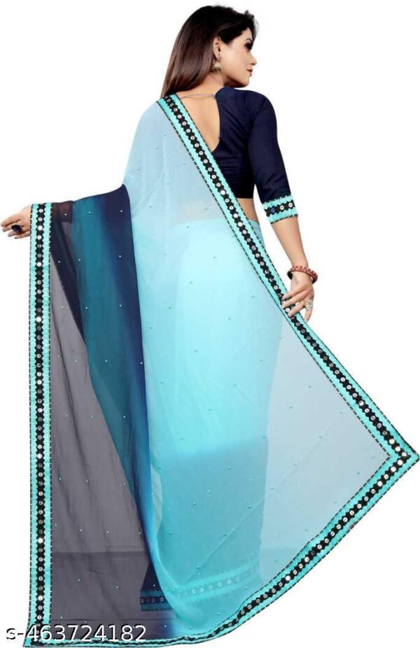 organza saree saree for women - Image 4