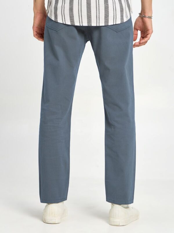 Savoy Blue Regular-fit Trousers - Image 2